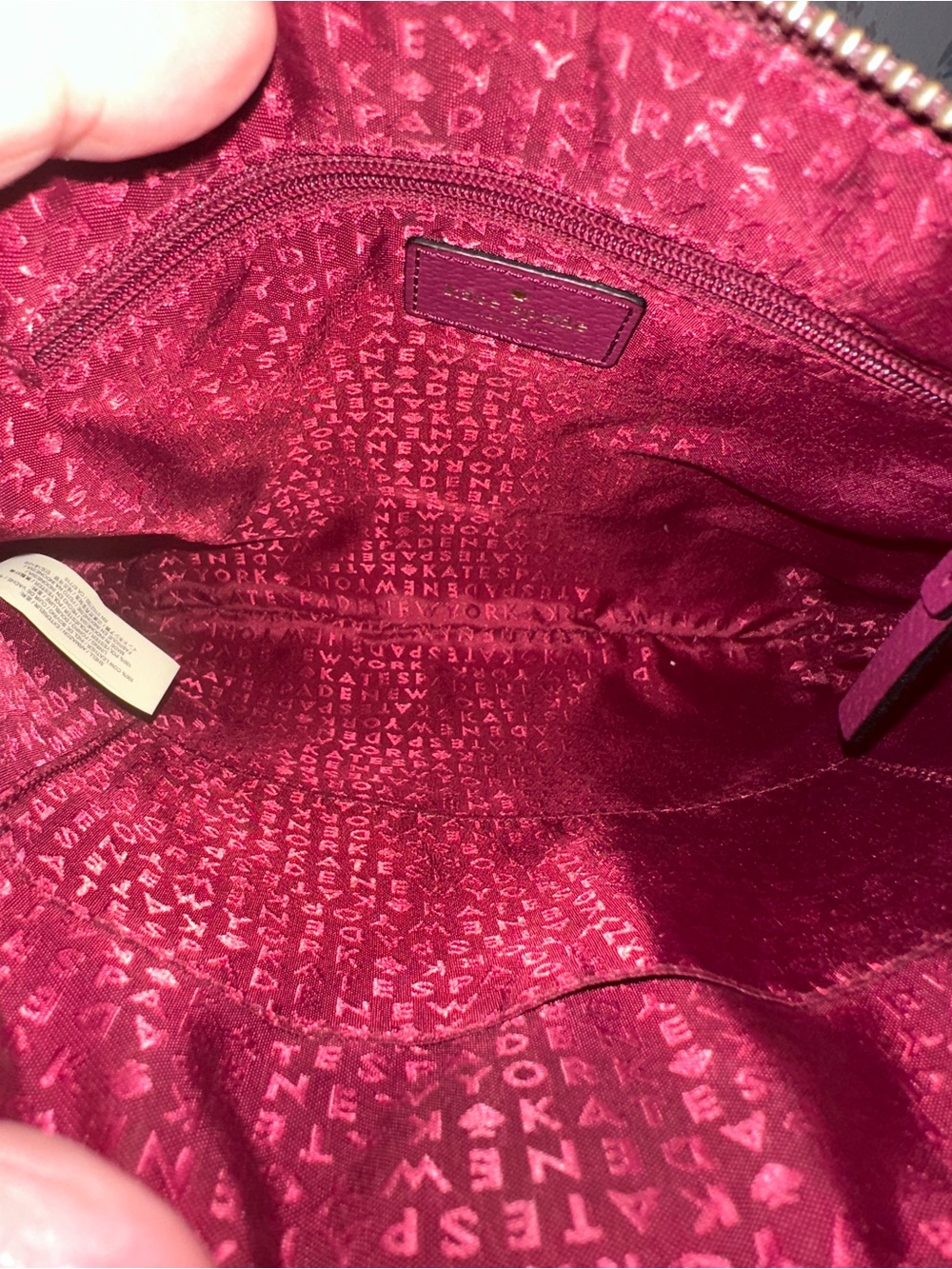 Kate Spade Raspberry Leather Crossbody - Picture 10 of 12